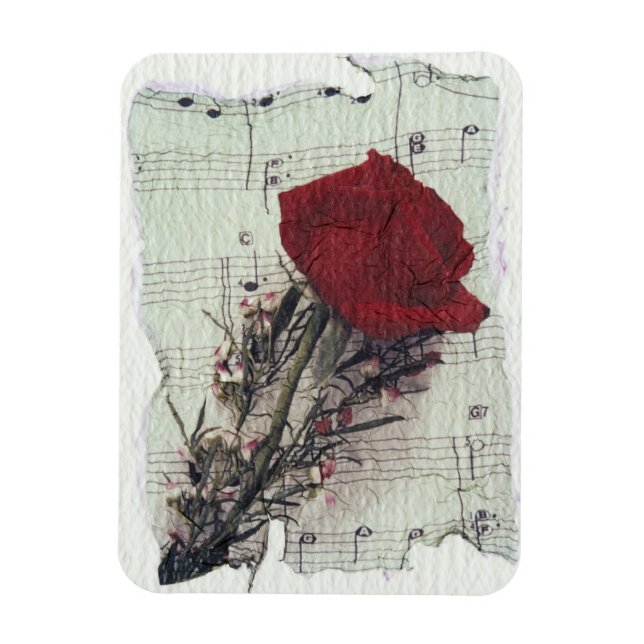 Íman <Rose and Music>por Kim Koza 2 (Vertical)