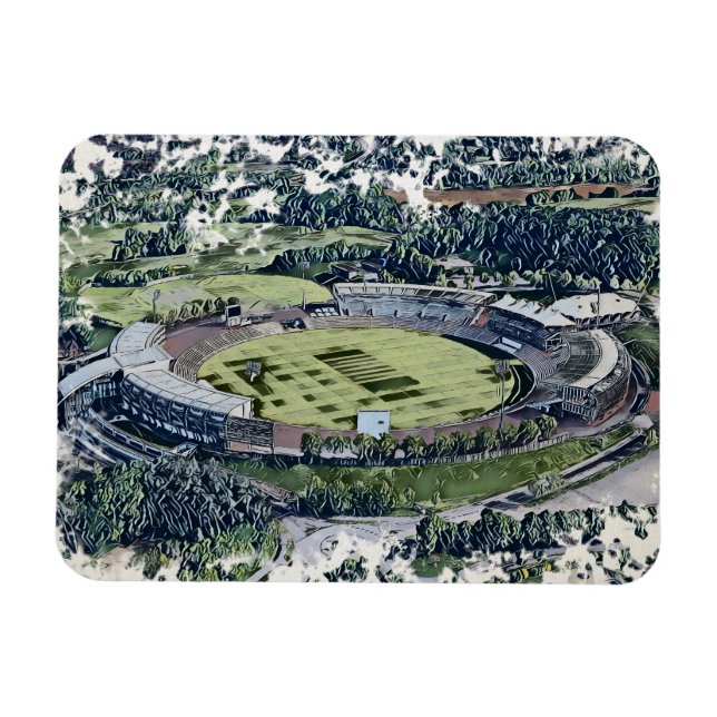 Íman Rose Bowl Southampton Cricket Ground Artistic (Horizontal)