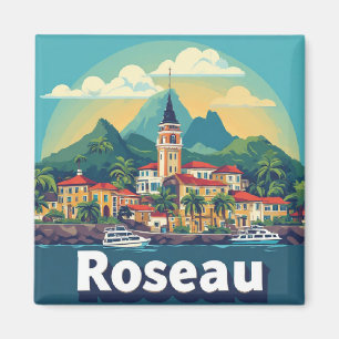 Íman Roseau Capital da Ilha Dominica Lembrança de Viage