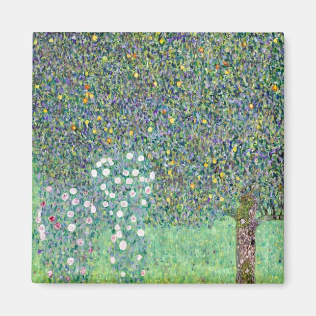 Íman Roseiras sob as Árvores, Gustav Klimt (Frente)