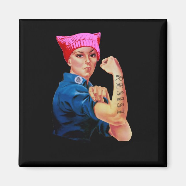 Íman Rosie, o ribeirinho no chapéu rosado (Frente)