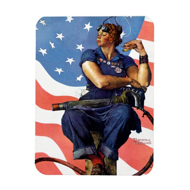 Íman "Rosie the Riveter" (Vertical)