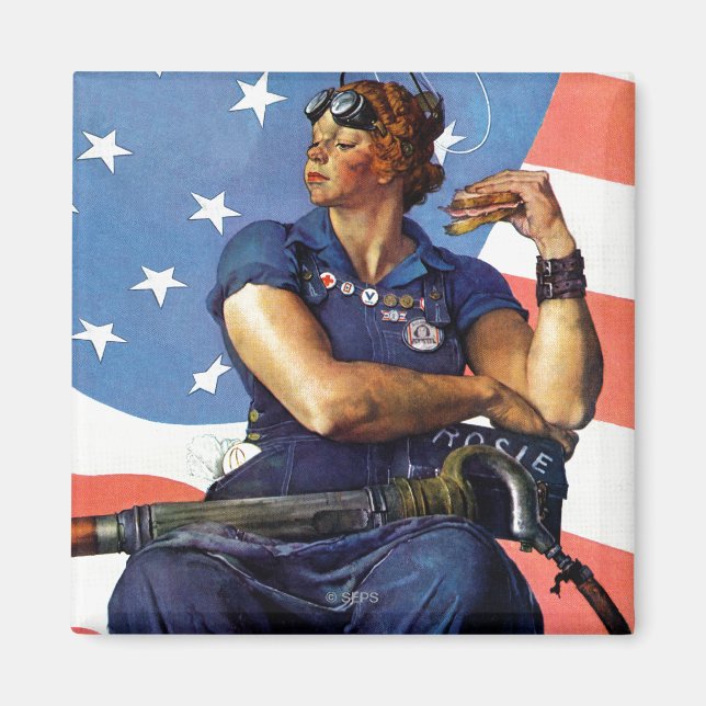 Íman Rosie the Riveter (Frente)