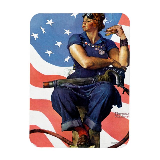 Íman Rosie the Riveter (Vertical)