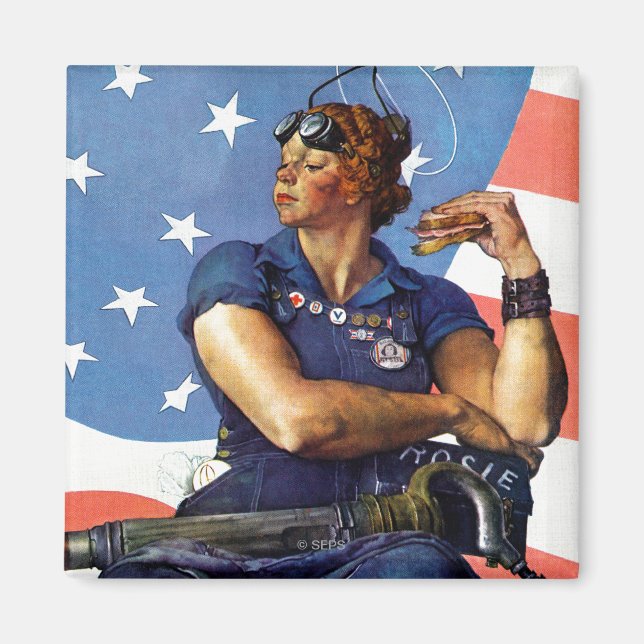 Íman "Rosie the Riveter" (Frente)