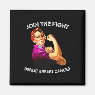Íman Rosie The Riveter Derrotar A Consciência Do Cancer