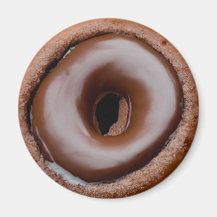 Íman Rosquinha com Glacé de Chocolate