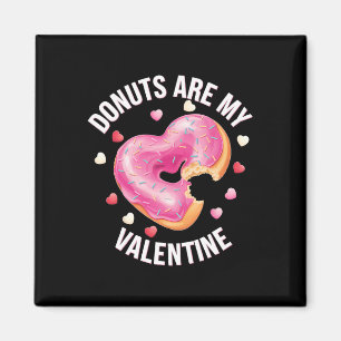Íman Rosquinha Em Forma de Coração com Frosting Rosa Di