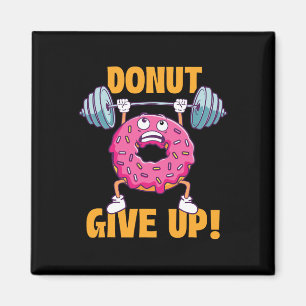 Íman Rosquinha Engraçada De Camisas De Gym Abre-Se - Pe