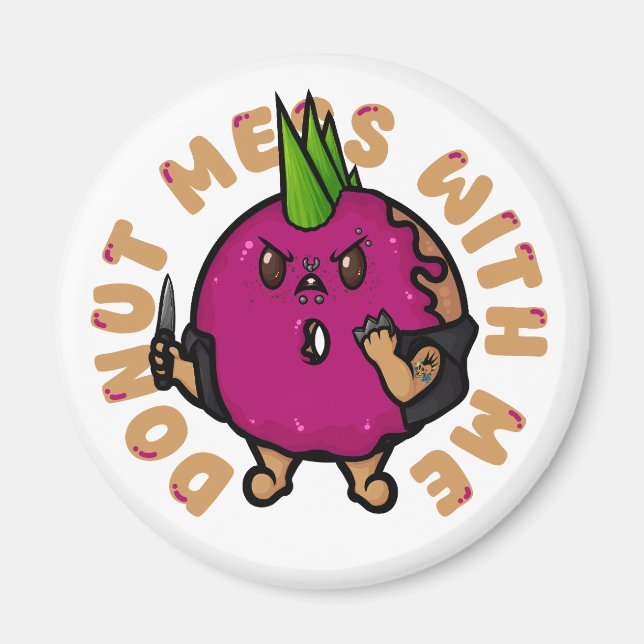 Íman Rosquinha Mess Comigo (Frente)