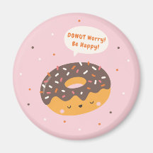 Rosquinha preocupada, seja feliz! Com rosquinha fo