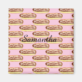 Íman Rosquinhas de Eclaira de Aquarela de Chocolate