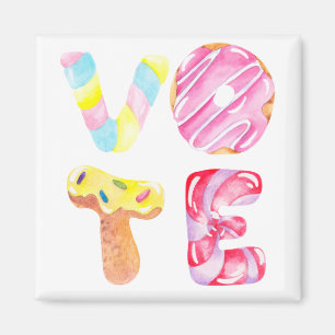 Íman Rosquinhas divertidas e doces vão votar