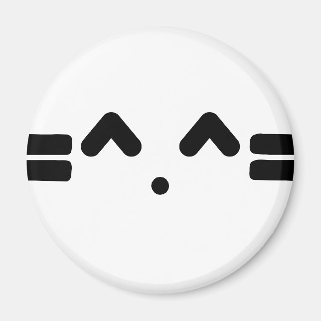 Íman rosto de gato, uau, gatinho gatinho!! (Frente)