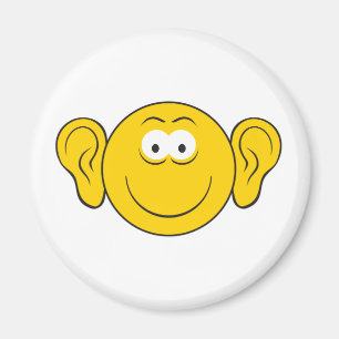 Íman Rosto de Grandes Orelhas