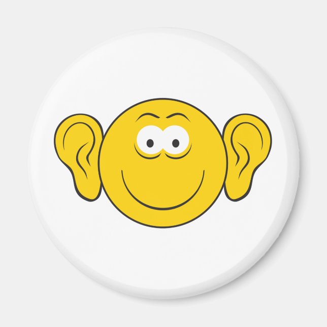 Íman Rosto de Grandes Orelhas (Frente)