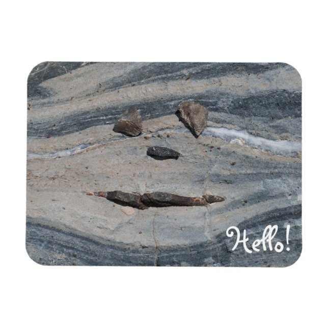 Íman Rosto Diz Olá! (Horizontal)