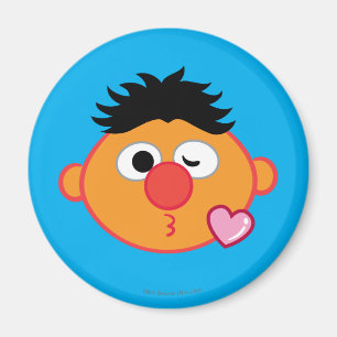 Íman Rosto do Ernie Enviando um Beijo