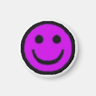Íman Rosto Feliz Roxo