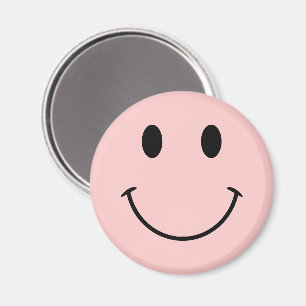 Íman Rosto Fofo Rosa e Preto