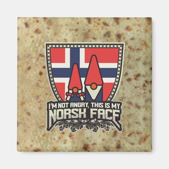 Íman Rosto Norsk (Frente)