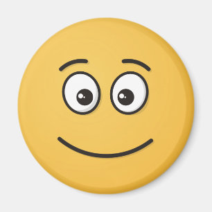 Íman Rosto sorridente com olhos abertos