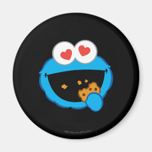 Íman Rosto Sorridente de Biscoito com Olhos em Forma de