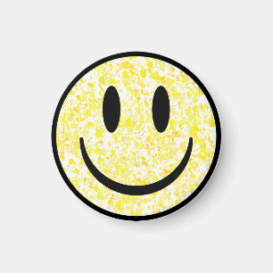 Íman Rosto Sorridente Salpicado