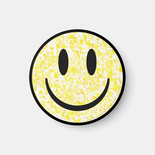 Íman Rosto Sorridente Salpicado (Frente)