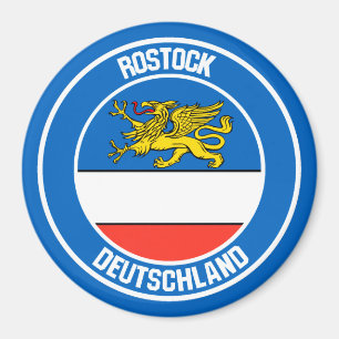 Íman Rostock Round Emblem