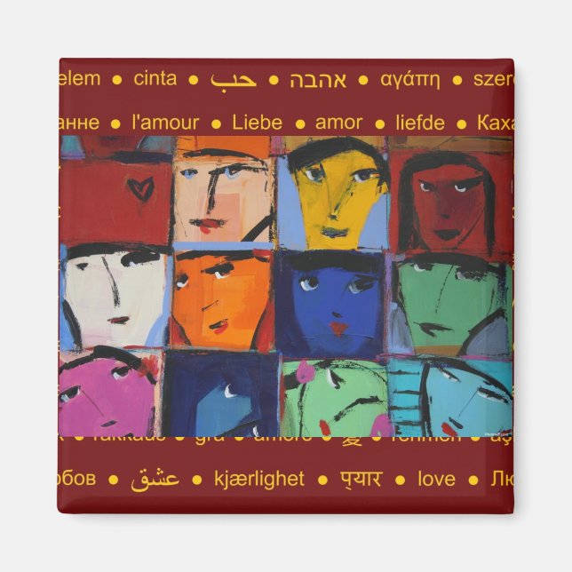 Íman Rostos (Frente)