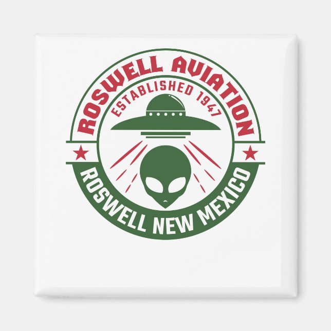 Íman Roswell Aviation Criada Em 1947 (Frente)
