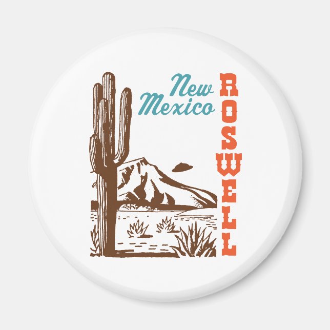 Íman Roswell Novo México (Frente)