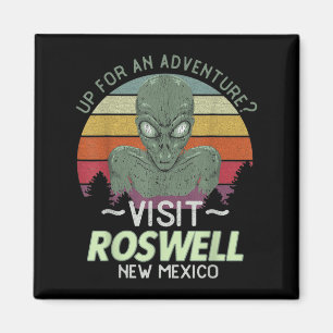 Íman Roswell Novo México Cabeça de Alien Lembrança Dive