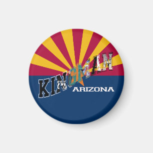 Íman Rota 66 da bandeira da arizona de Kingman