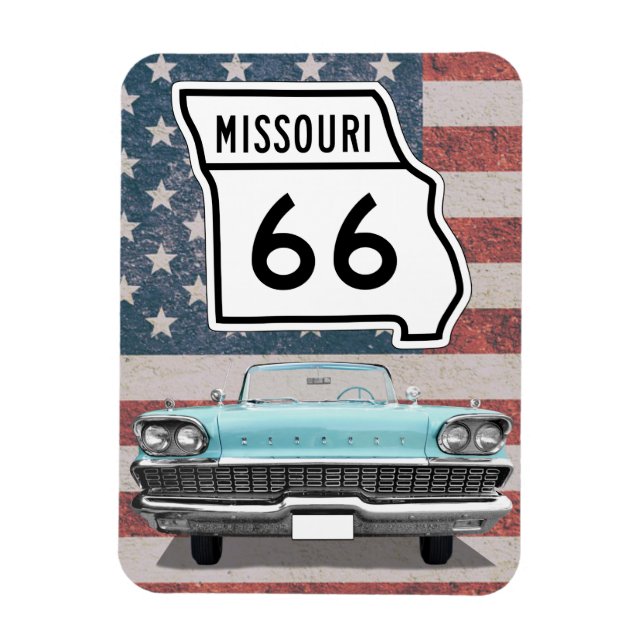 Íman Rota 66 do Missouri (Vertical)