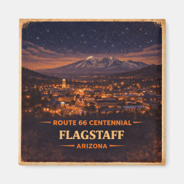 Íman Rota 66 Flagstaff Arizona Noite do Céu Patrimonial
