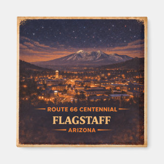 Íman Rota 66 Flagstaff Arizona Noite do Céu Patrimonial