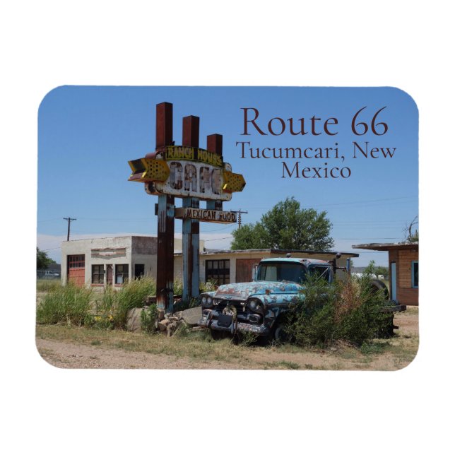 Íman Rota 66 Tucumcari, Novo México (Horizontal)