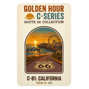 Íman Rota da Hora Dourada 66 C-Series Califórnia