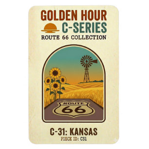 Íman Rota da Hora Dourada 66 C-Series Kansas