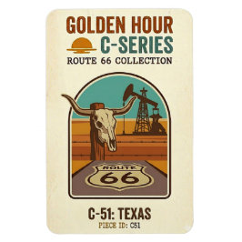 Íman Rota da Hora Dourada 66 C-Series | Texas