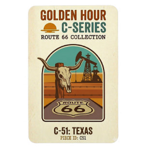 Íman Rota da Hora Dourada 66 C-Series Texas