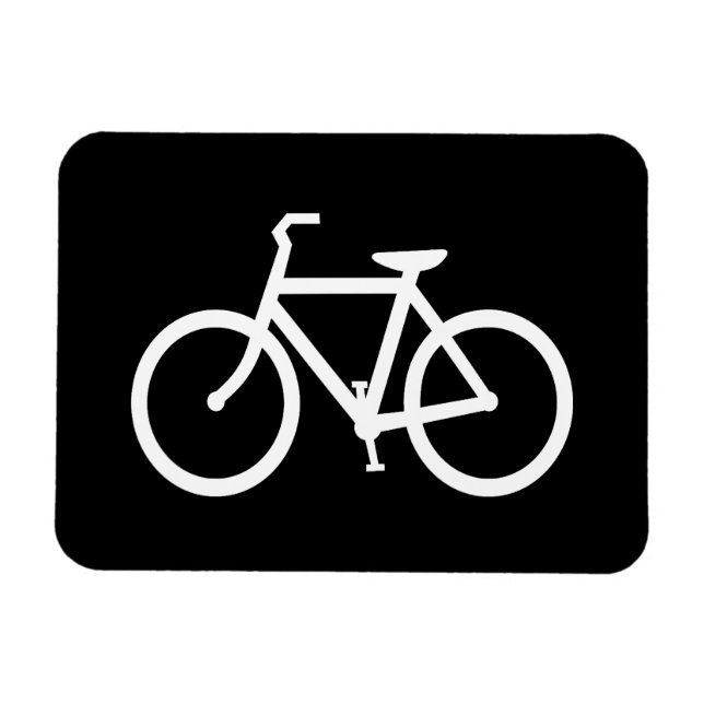 Íman Rota de Bicicleta Branca (Horizontal)