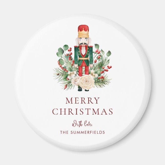 Íman Roteiro de quebra-nozes Vegetação Natal Feriado (Frente)