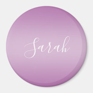 Íman Roteiro de texto branco e ombre suave mauve editáv