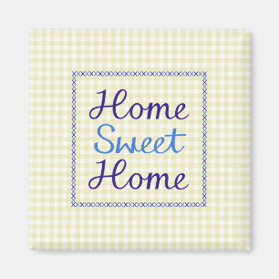 Íman Roteiro Home doce Home nos azuis no guingão