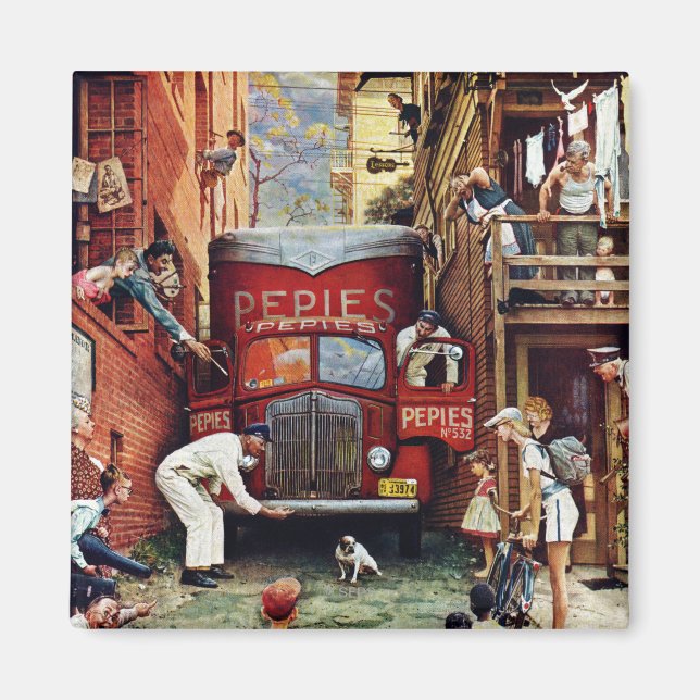 Íman Roteiro por Norman Rockwell (Frente)