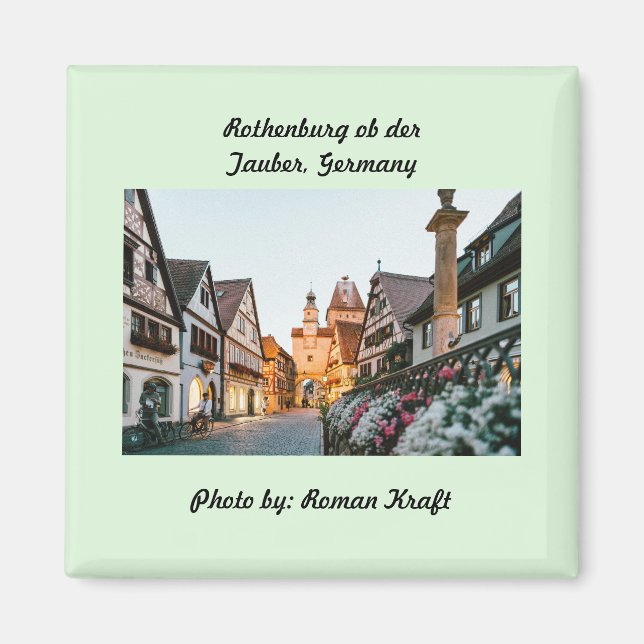 Íman Rothenburg ob der Tauber, Alemanha (Frente)