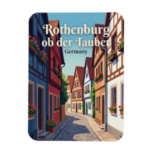 Íman Rothenburg ob der Tauber Centro Histórico Alemanha